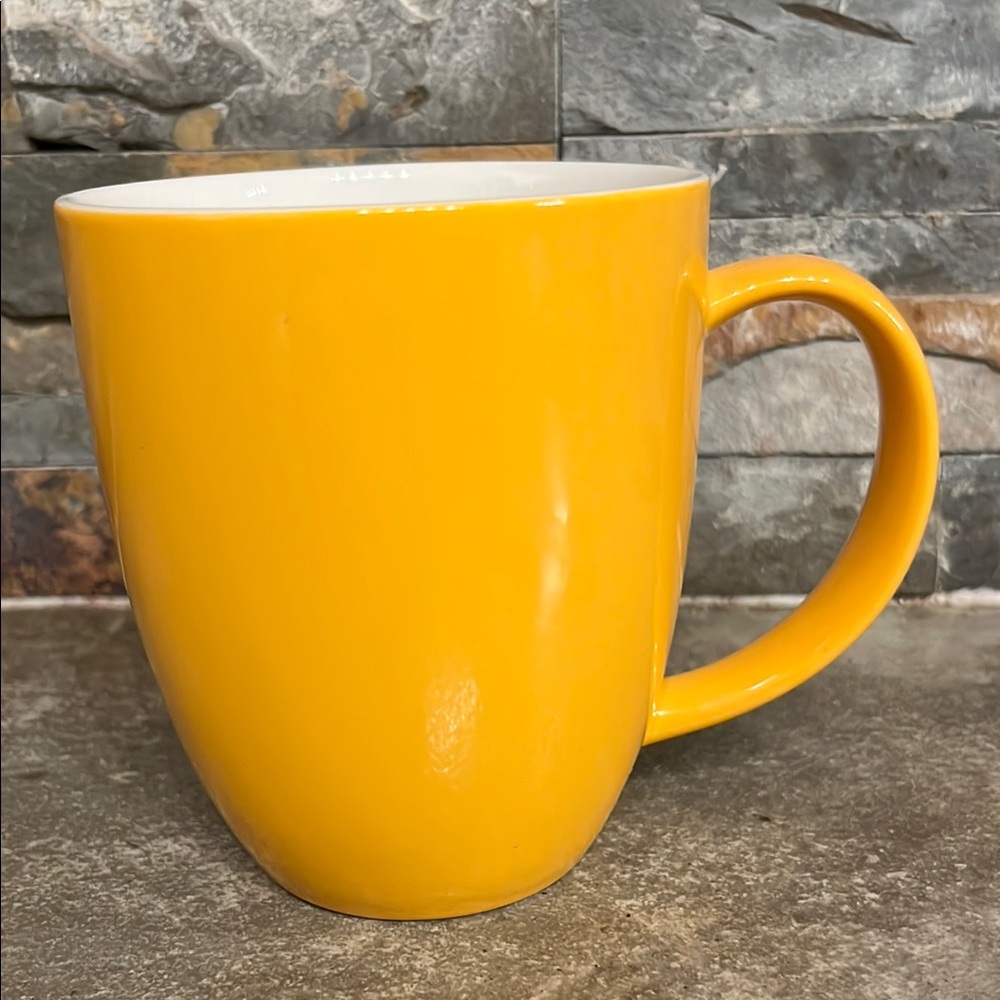 FORLIFE Yellow Coffee Tea Mug Mustard Classic